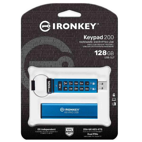 Kingston IronKey Keypad 200 - Chiavetta USB - …