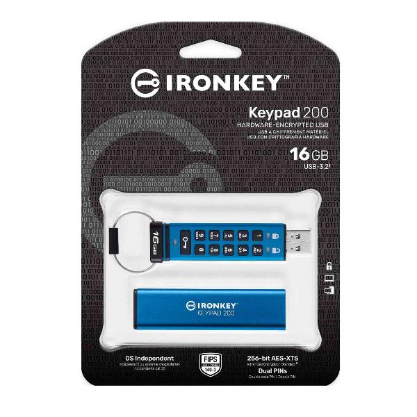 Kingston IronKey Keypad 200 - Chiavetta USB - …