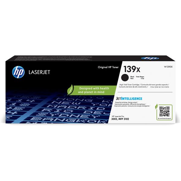 HP 139X - Alta resa - nero - originale - LaserJet - cartuccia toner (W1390X) - per LaserJet Pro 3002dn