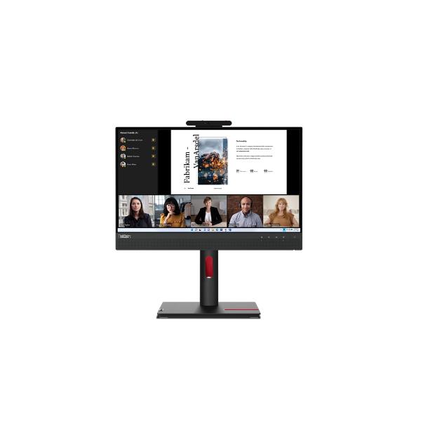 Lenovo ThinkCentre Tiny-in-One 22 Gen 5 - Monitor a LED - 22" (21.5" visualizzabile) - 1920 x 1080 Full HD (1080p) @ 60 Hz - IPS - 250 cd/m² - 1000:1 - 4 ms - HDMI, DisplayPort - altoparlanti - nero corvino