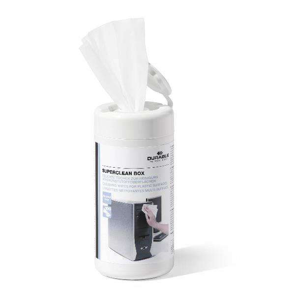 Salvietta detergente per superfici in plastica SUPERCLEAN BOX …