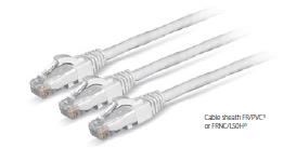 PATCH CORD U/UTP CAT.6 4X2X24AWG CONDUTTORE A TREFOLO …