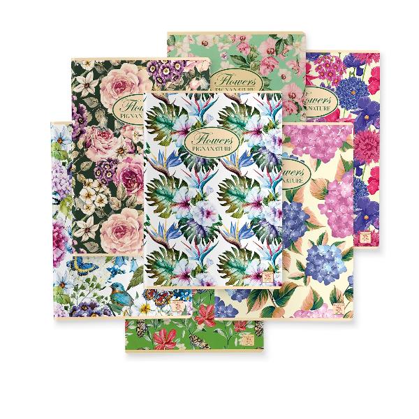 BLOCCHI QUADERNI E RUBRICHE - CF10 QUADERNI FLOWERS …