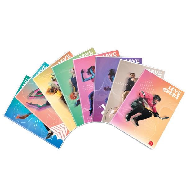 BLOCCHI QUADERNI E RUBRICHE - MAXI LOVE SPORT …