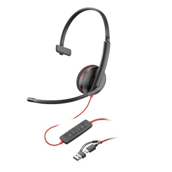 Cuffie e Auricolari - Poly Blackwire 3210 USB-CA