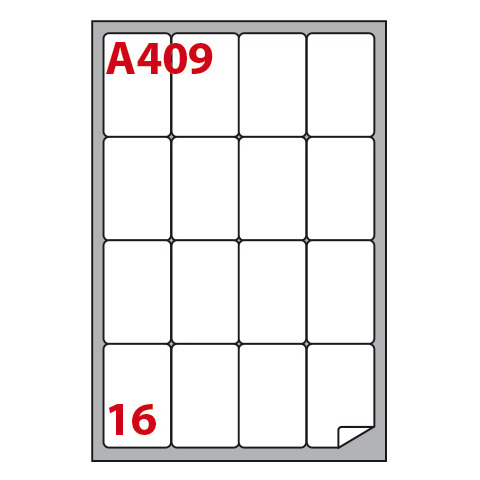Etichette adesive A/409 - in carta - permanenti …