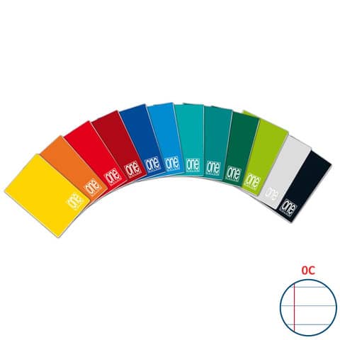 Quaderno One Color - A5 - 1 rigo …
