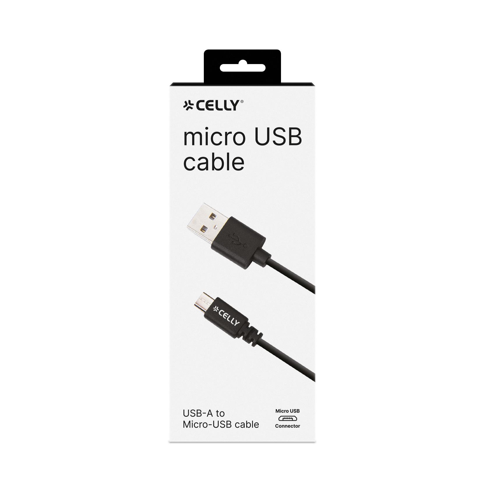 Celly USBMICRO - USB-A to Micro Usb Cable …