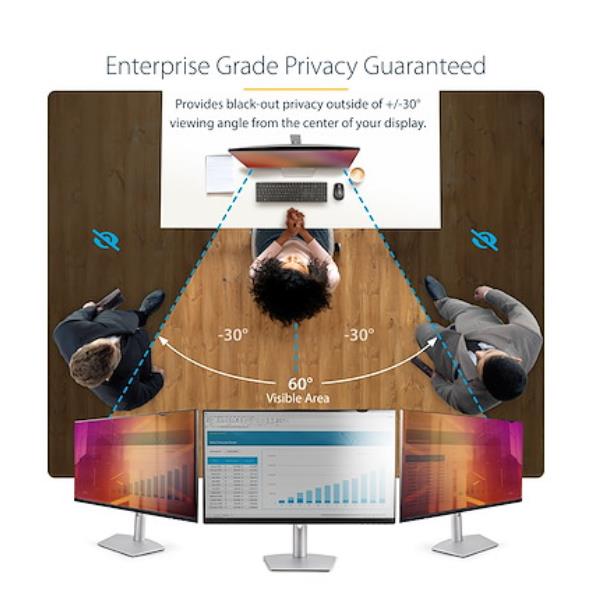 StarTech.com 24-inch 16:10 Gold Monitor Privacy Screen, Reversible …