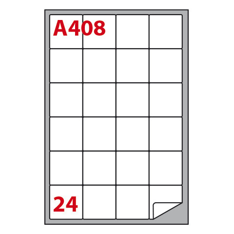 Etichette adesive A/408 - in carta - permanenti …