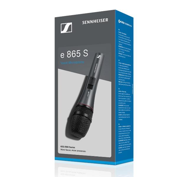 Sennheiser E865S Microfono a condensatore supercardioide per parlato …