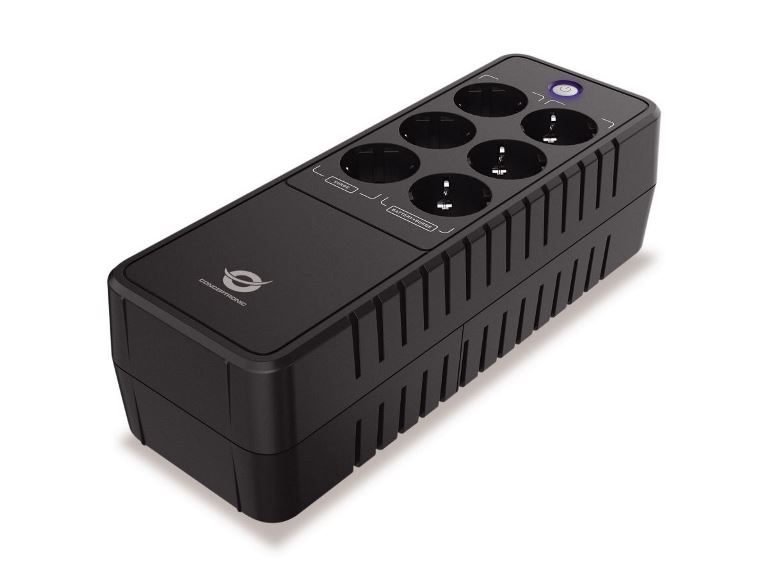 Conceptronic UPS 1500VA 900W, IEC x 3, Schuko …
