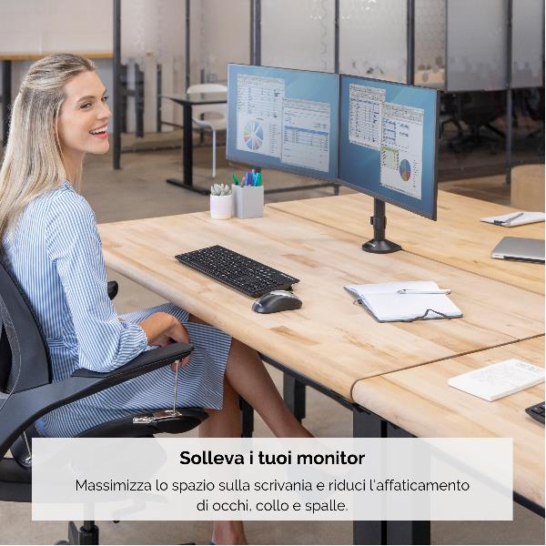 Fellowes BRACCIO MONITOR DOPPIO REFLEX