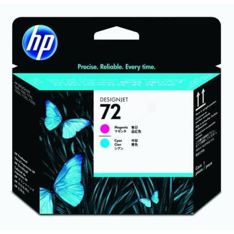 Testina di stampa HP 72 magenta e cyan