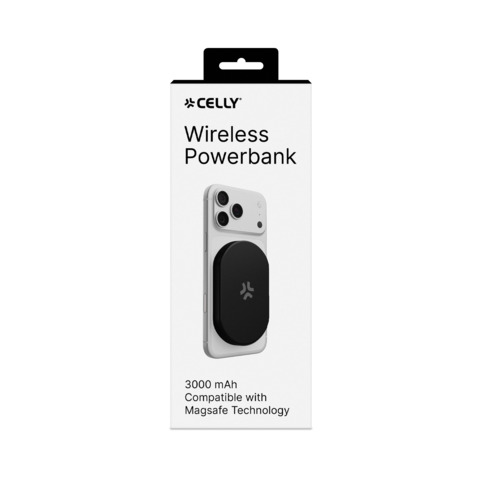 Celly MAGPB3000 - 5W Wireless Powerbank Wireless 3000 …
