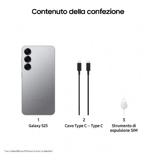 Samsung GALAXY S25 12+256GB SILVER SHADOW