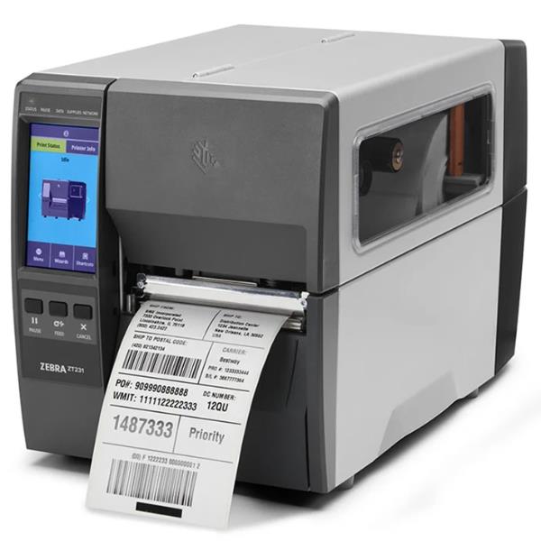 Zebra ZT231 - Stampante per etichette - trasferimento termico - Rullo (11,4 cm) - 203 dpi - fino a 152 mm/sec - USB, LAN, seriale, Bluetooth, Wi-Fi(ac)