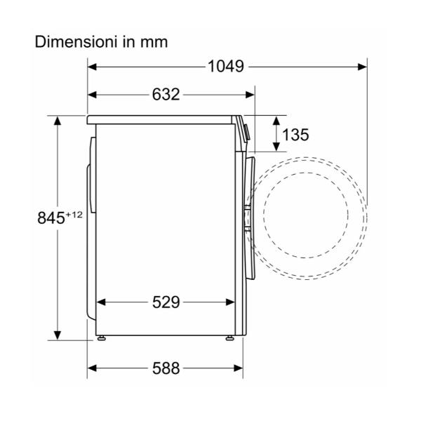 Bosch LAVAT10KG A 1400 GIRI FRONT