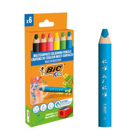 Bic PASTELLI A COLORI MULTISUPERFICE KIDS