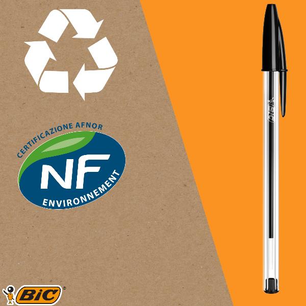Bic CF10 CRISTAL MED NERO 1MM