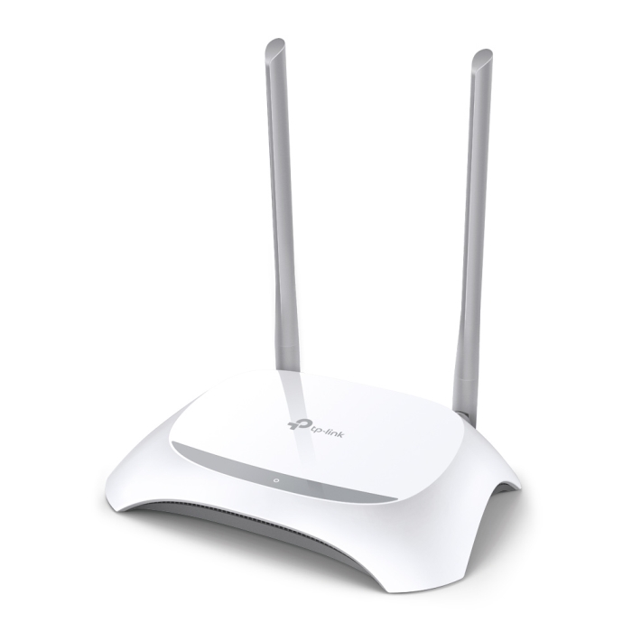 TP-Link TL-WR840N, Wi-Fi 4 (802.11n), Banda singola (2.4 GHz), Collegamento ethernet LAN, Grigio, Bianco, Router da tavolo