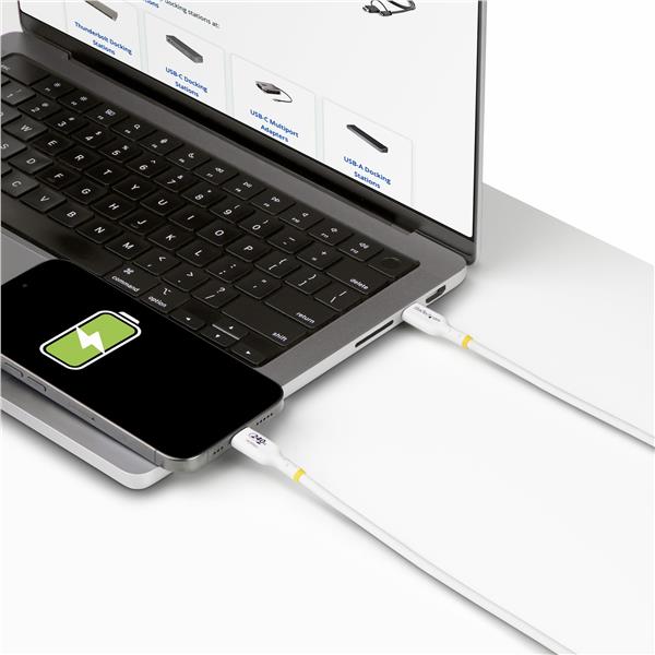 StarTech.com 2m USB C Charging Cable, USB-IF Certified …