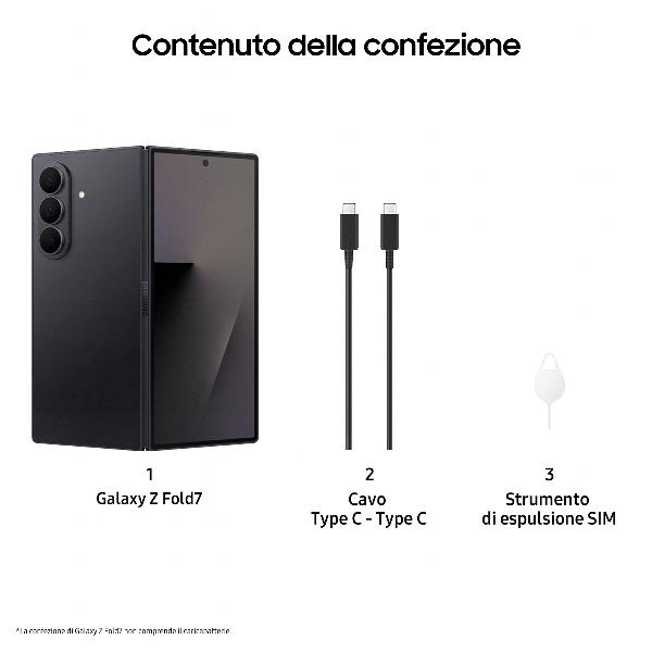 Smartphone - GALAXY Z FOLD7 12+256GB JETBLACK ENTERPRISE …