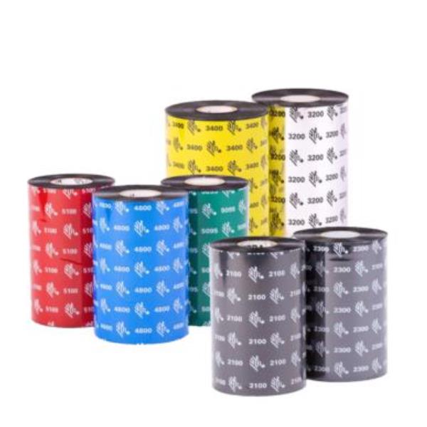 Zebra 3200 Wax/Resin - Nero - 80 mm x 450 m - nastro di stampa (pacchetto di 6) - per Zebra 110, 140, 220, Z4Mplus, Z6MPlus, ZM400, ZM600; Xi Series 140, 170; Z Series ZM600
