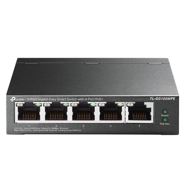 TP-Link TL-SG105MPE, L2, Gigabit Ethernet (10/100/1000), Supporto Power …
