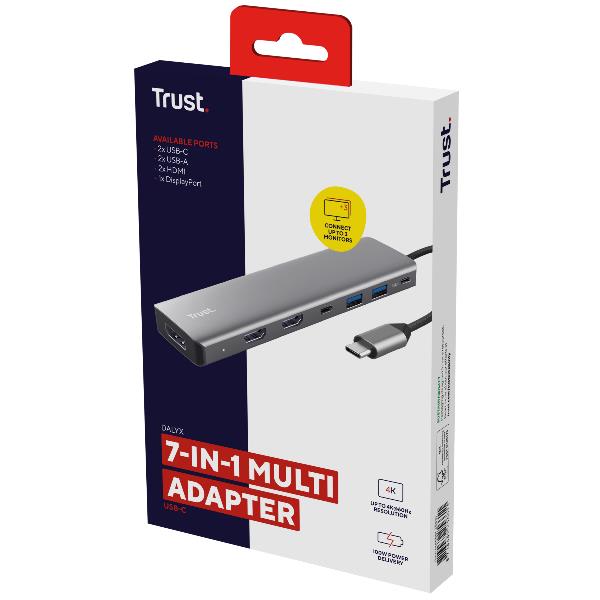 Trust 25661, USB tipo-C, HDMI, USB 3.2 Gen …