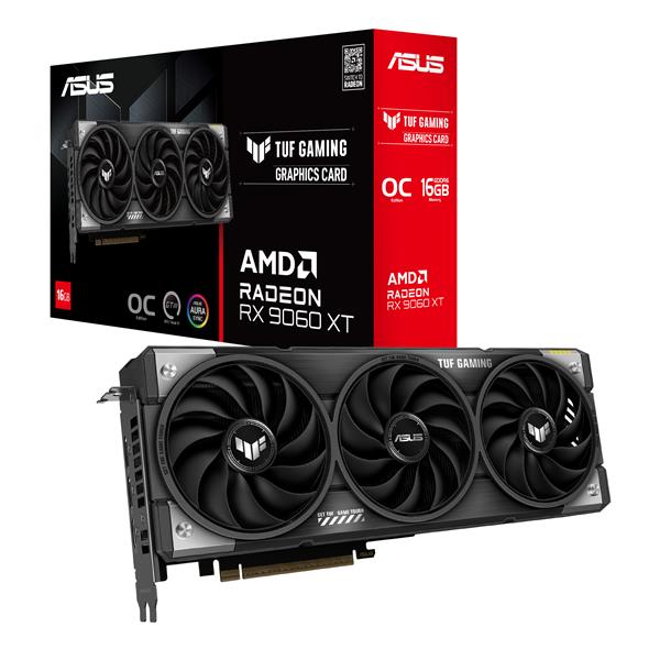 ASUS TUF Gaming TUF-RX9060XT-O16G-GAMING, Radeon RX 9060 XT, …
