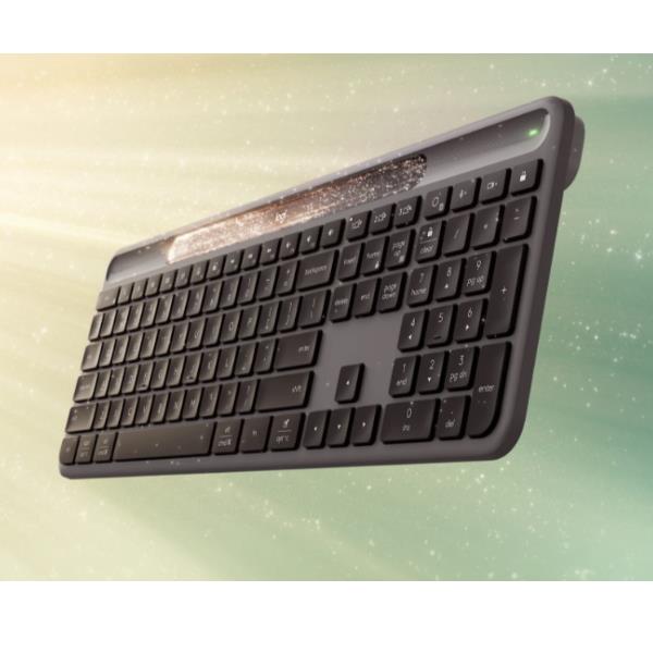 Logitech Signature Slim Solar+ wireless keyboard K980, Full-size …
