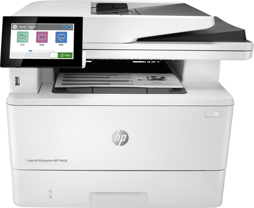 HP LaserJet Enterprise MFP M430f - Stampante multifunzione - B/N - laser - 216 x 297 mm (originale) - A4 (supporti) - fino a 38 ppm (copia) - fino a 40 ppm (stampa) - 350 fogli - 33.6 Kbps - USB 2.0, Gigabit LAN, host USB 2.0