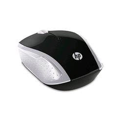 HP 200 - Mouse - per destrorsi e per sinistrorsi - ottica - senza fili - 2.4 GHz - ricevitore wireless USB - argento - per HP 20, 22, 24, 27, 460; Pavilion 24, 27, 590, 595, TP01; Pavilion Laptop 14, 15