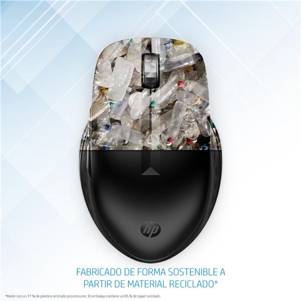 HP Mouse wireless multi-dispositivo 435, Ambidestro, RF senza …