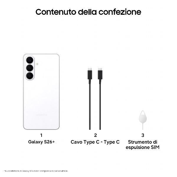 Samsung Galaxy S26+ Smartphone AI, 256GB, Processore avanzato, …