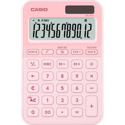 Calcolatrice da tavolo mini Casio MS-20YC-LP-W-EP con display …
