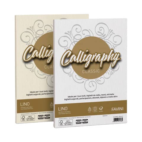 Carta Calligraphy Lino - A4 - 120 gr …