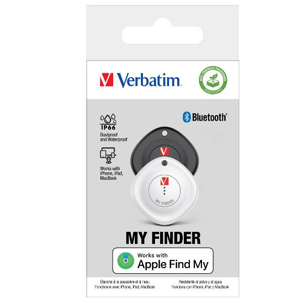 My Finder Nero/Bianco Bluetooth Tracker - Confezione Doppia …