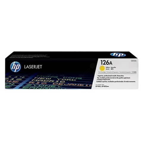 Hp - Toner originale - 126A - Giallo - CE312A - 1.000 pag