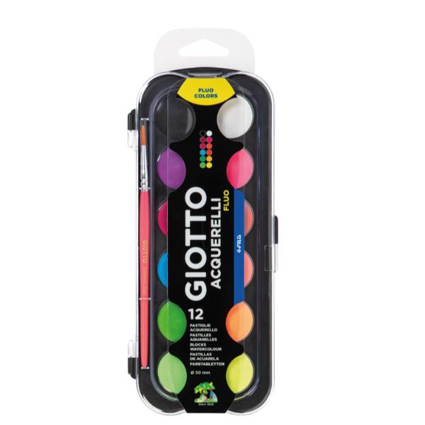 Pastiglia Acquerello - diametro 30mm - colori assortiti …