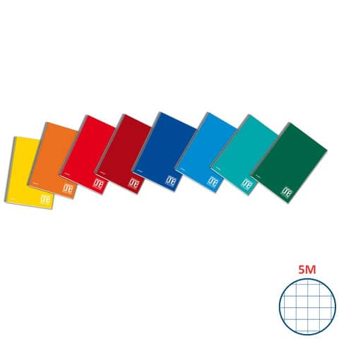 Maxiquaderno One Color - A4+ - 5mm - …