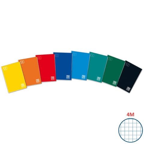 Maxiquaderno One Color - A4 - 4 mm …