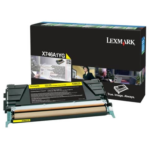 Lexmark - Toner - Giallo - X746A1YG - return program - 7.000 pag