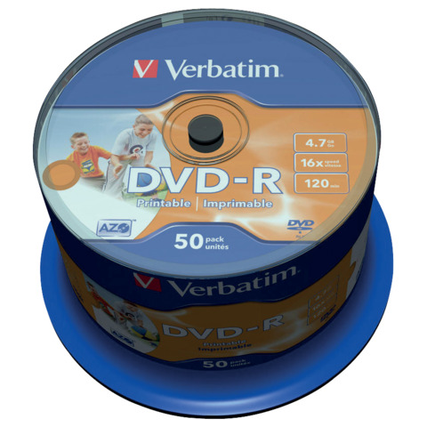 Verbatim - Scatola 50 DVD-R - stampabile - …
