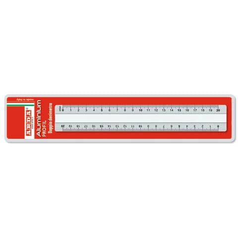 Doppiodecimetro 18420 - alluminio - con impugnatura - …