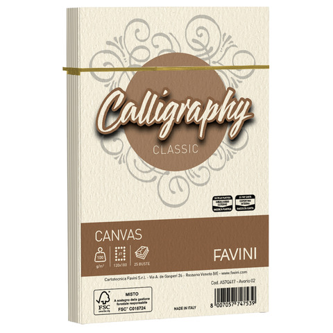 Busta Calligraphy Canvas - 120 x 180 mm …