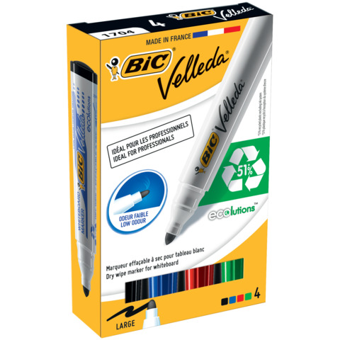 Marcatori Whiteboard Marker Velleda 1701 Recycled Bic - …