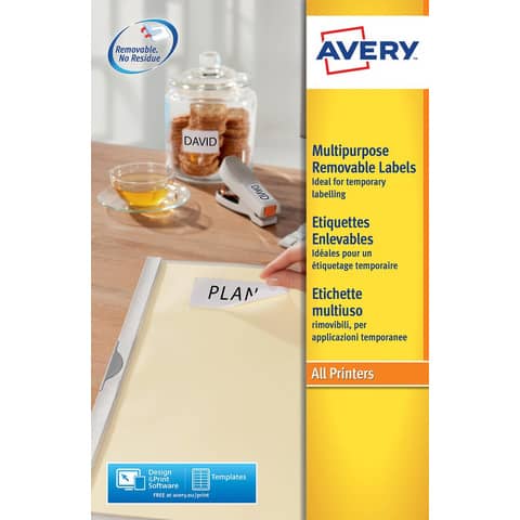 Etichette adesive L4735REV - in carta - angoli …