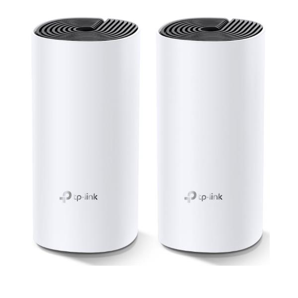 TP-Link DECO M4 - Impianto Wi-Fi (2 router) - fino a 2800 mq - maglia - GigE - 802.11a/b/g/n/ac - Dual Band